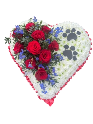 Based Red & Purple Heart