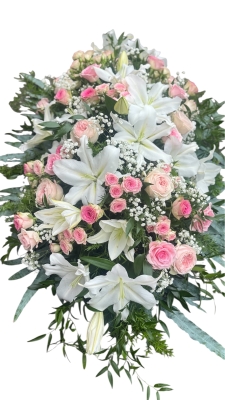 Luxury Lilly &Pink Roses Spray