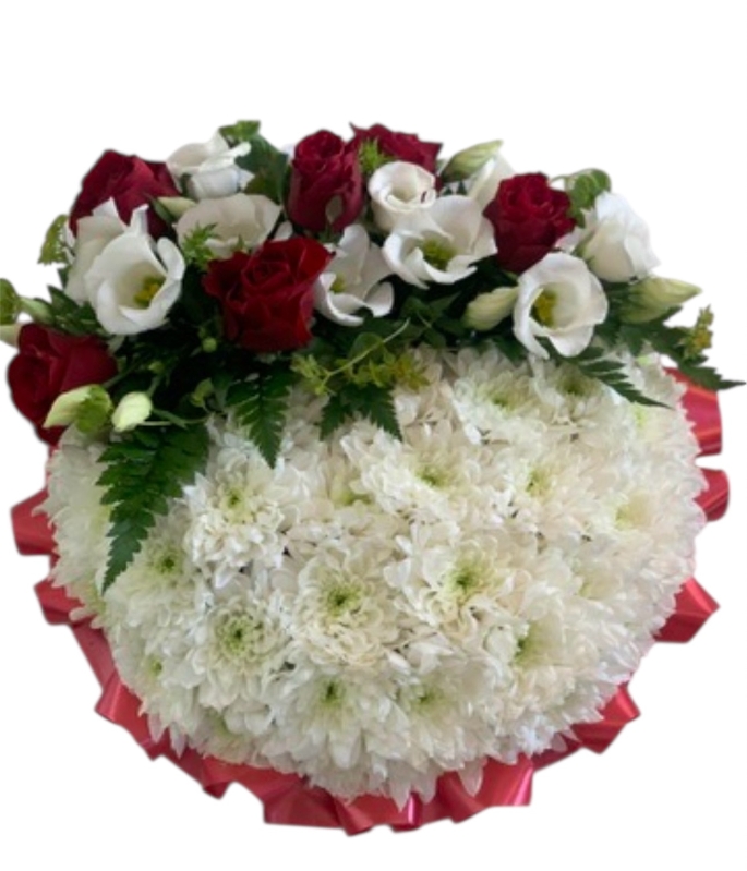 Red & White Based Posy