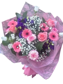 Florist choice pink & purple
