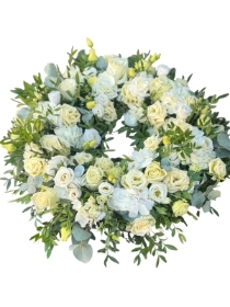 Luxury All in white Wreath
