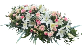 Luxury Lilly &Pink Roses Spray