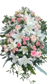 Luxury Lilly &Pink Roses Spray