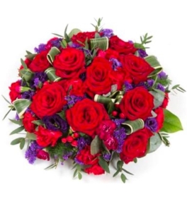 Luxury Red Rose Posy