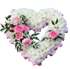 Open Based  Pink Heart