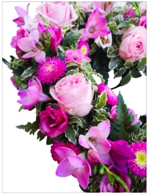 Pink Loose Seasonal Heart