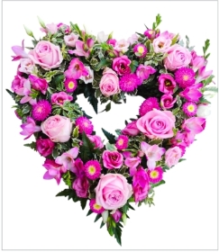 Pink Loose Seasonal Heart