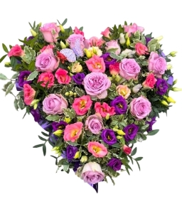 Purple Loose Mix Heart