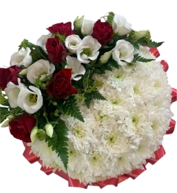 Red & White Based Posy