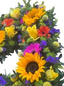 Sunflower Loose Heart